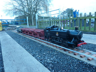 The first length of track with a 15xx and assorted wagons P1010142.jpg